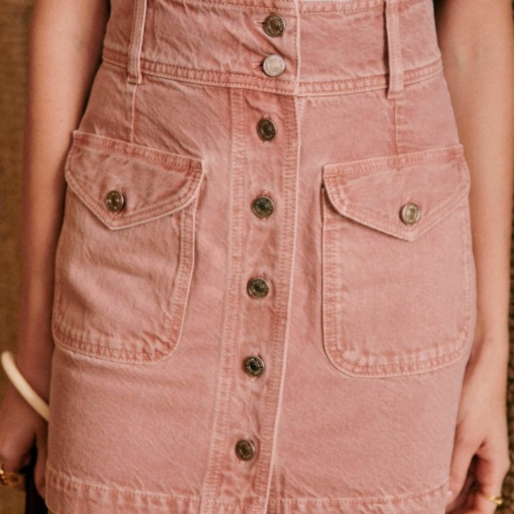 Sezane Bettie Skirt Pink - Size 6 (38) NWOT